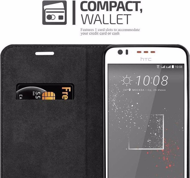 Actual product image Cadorabo Book Invisible Magnet Cover (HTC Desire 825, HTC Desire 10 Lifestyle)