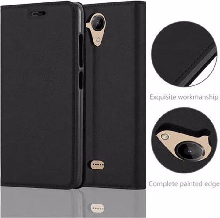 Actual product image Cadorabo Book Invisible Magnet Cover (Wiko U Feel Lite)
