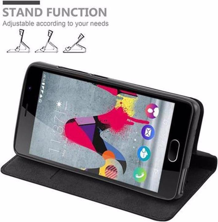 Actual product image Cadorabo Book Invisible Magnet Cover (Wiko U Feel Lite)