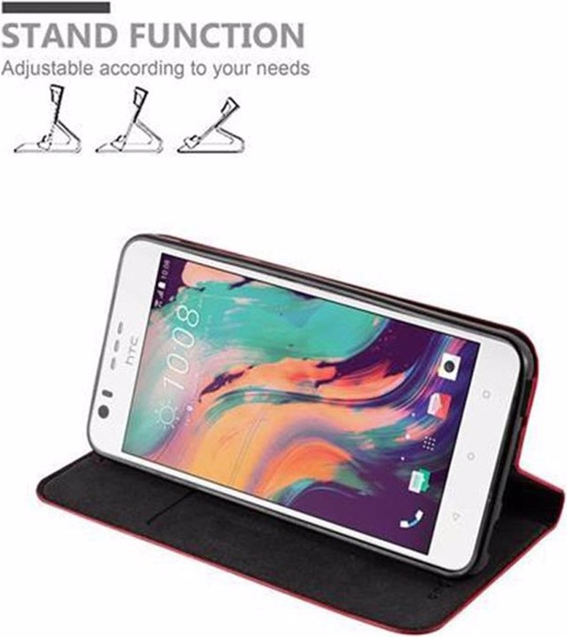 Actual product image Cadorabo Book Invisible Magnet Cover (HTC Desire 10 Lifestyle, HTC Desire 825)