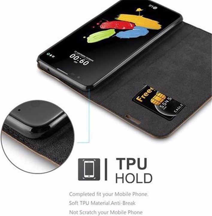 Actual product image Cadorabo Book Invisible Magnet Cover (LG Stylus 2)