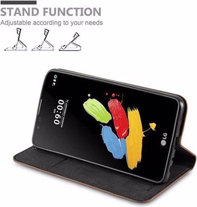 Actual product image Cadorabo Book Invisible Magnet Cover (LG Stylus 2)