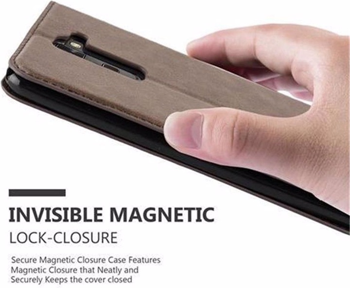 Actual product image Cadorabo Book Invisible Magnet Cover (LG Stylus 2)