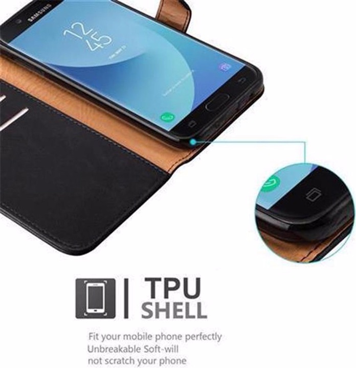 Actual product image Cadorabo Book Luxury Cover (Samsung Galaxy J7 2017)