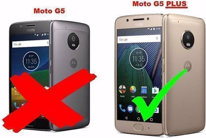 Actual product image Cadorabo Book Invisible Magnet Cover (Motorola Moto G5 Plus)