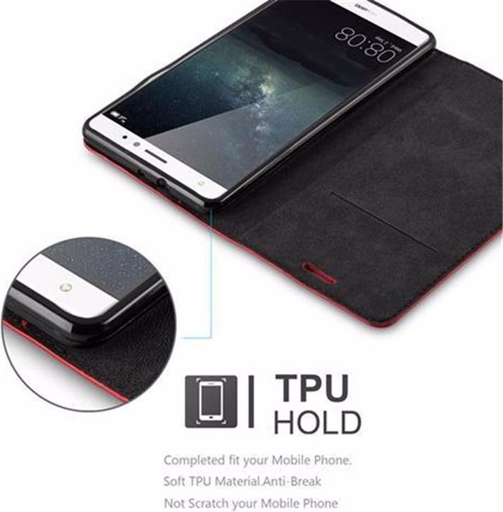 Actual product image Cadorabo Book Invisible Magnet Cover (Mate S)