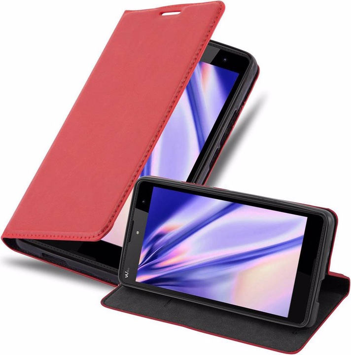 Actual product image Cadorabo Book Invisible Magnet Cover (Wiko Robby)