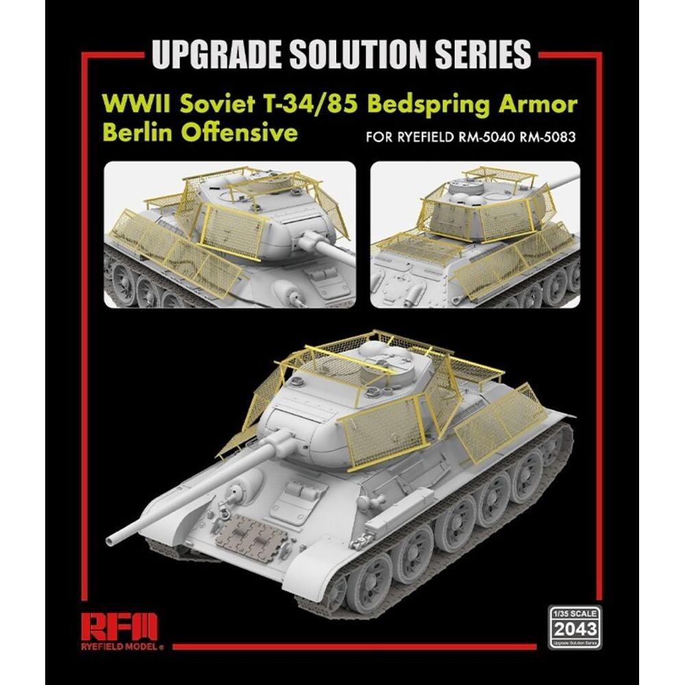 Rye Field Model WWII Soviet T-34/85 Bedspring Armor (Berlin Offensive) for 5083 (2043)