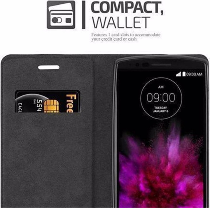 Actual product image Cadorabo Book Invisible Magnet Cover (LG G Flex 2)