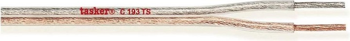 Immagine prodotto Tasker Cavo audio piatto, trasparente, 100, PVC (100 m)