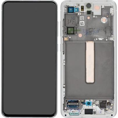 Samsung Galaxy S21 FE LCD Display White (Display, Galaxy S21 FE), Pezzi di ricambio per dispositivi mobili