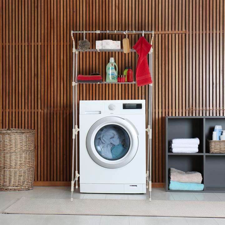 Actual product image Relaxdays Washing machine shelf