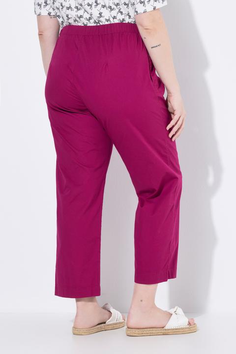 Immagine prodotto Ulla Popken Pantaloni chino a 7/8 modello Ruby con taglio della gamba dritto e ampio e cintura elastica (52)
