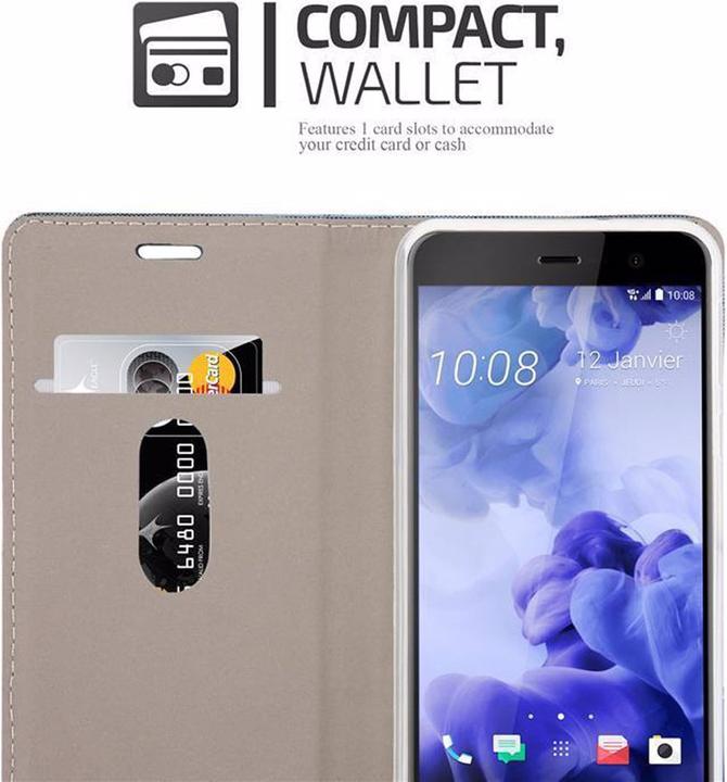Actual product image Cadorabo Book Jeans Optics Cover (HTC U Play)