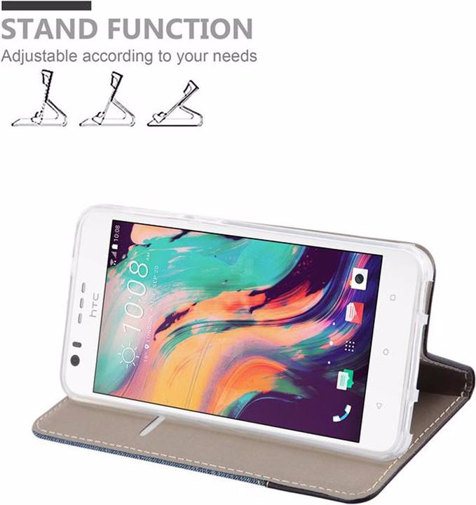 Actual product image Cadorabo Book Jeans Optics Cover (HTC Desire 825, HTC Desire 10 Lifestyle)