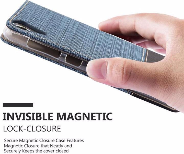 Actual product image Cadorabo Book Jeans Optics Cover (HTC Desire 825, HTC Desire 10 Lifestyle)