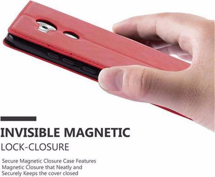 Actual product image Cadorabo Book Invisible Magnet Cover (Mate 8)