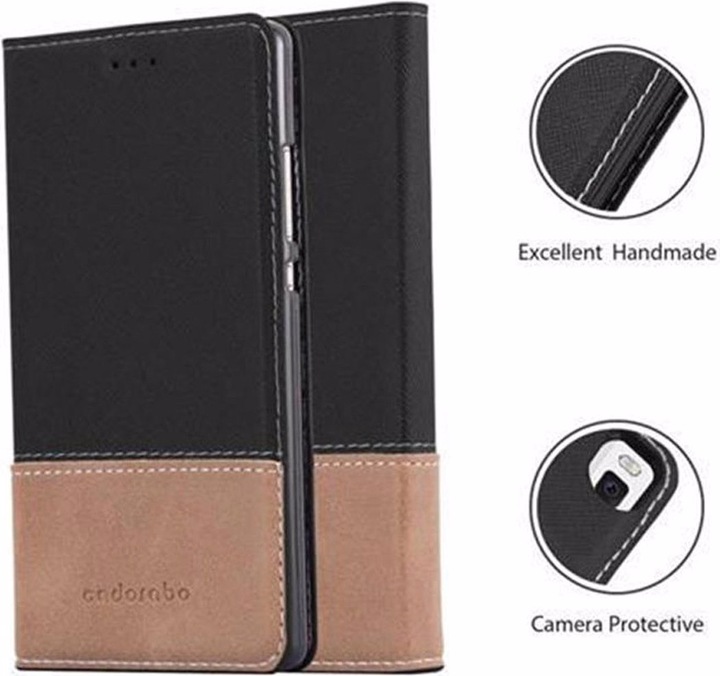 Actual product image Cadorabo Book X Wallet Cover (Huawei P8)