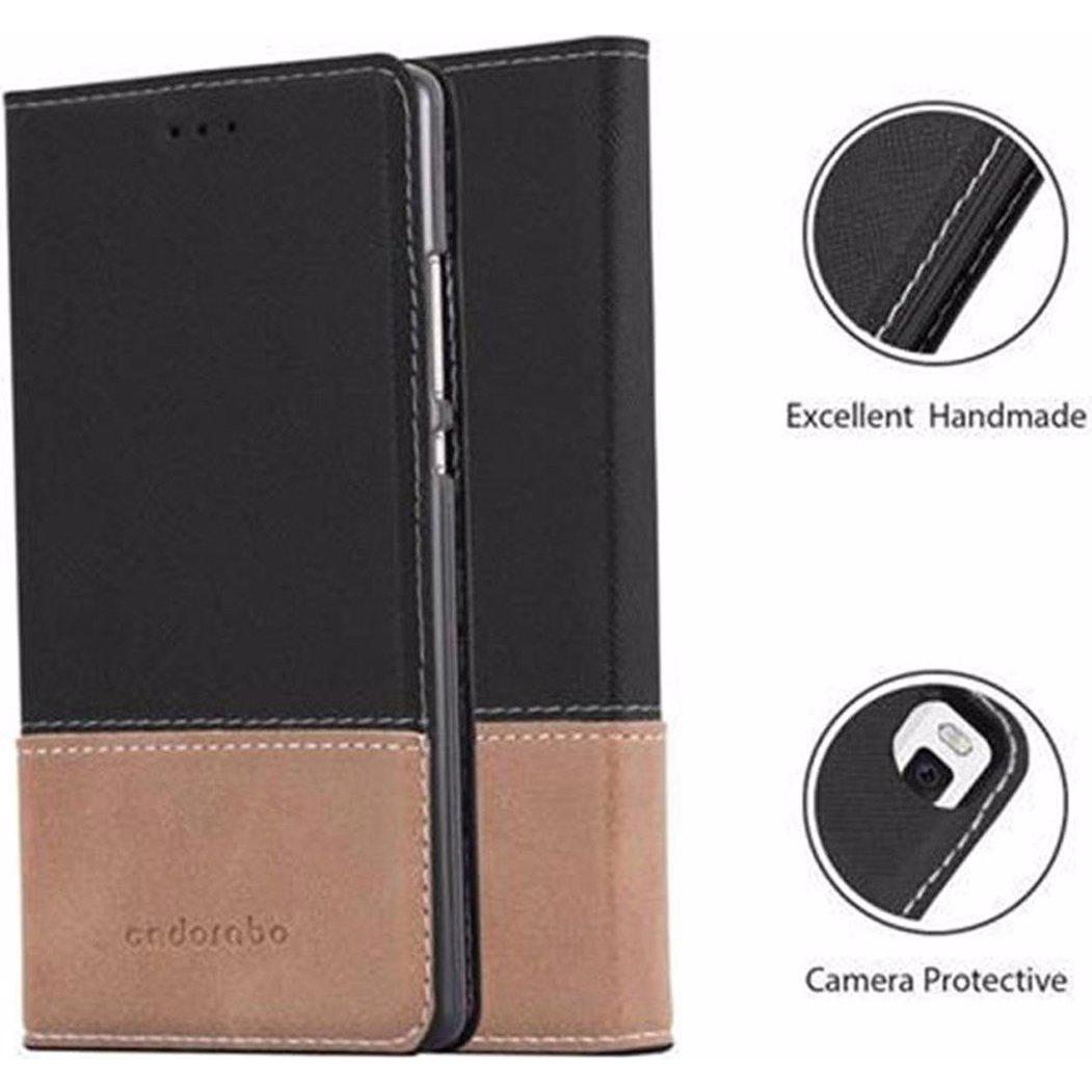 Thumbnail - Cadorabo Book X-Wallet Cover (Huawei P8), Smartphone Hülle, Schwarz