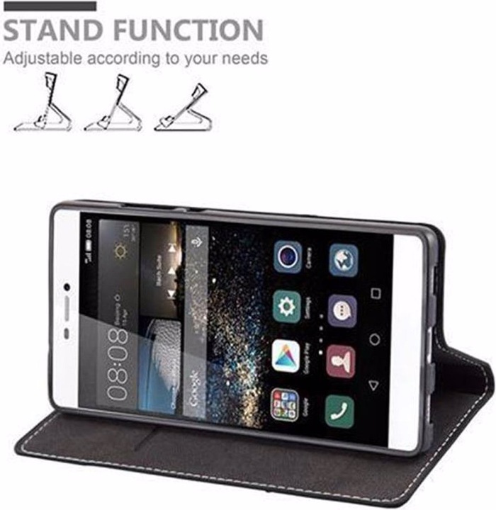 Actual product image Cadorabo Book X Wallet Cover (Huawei P8)