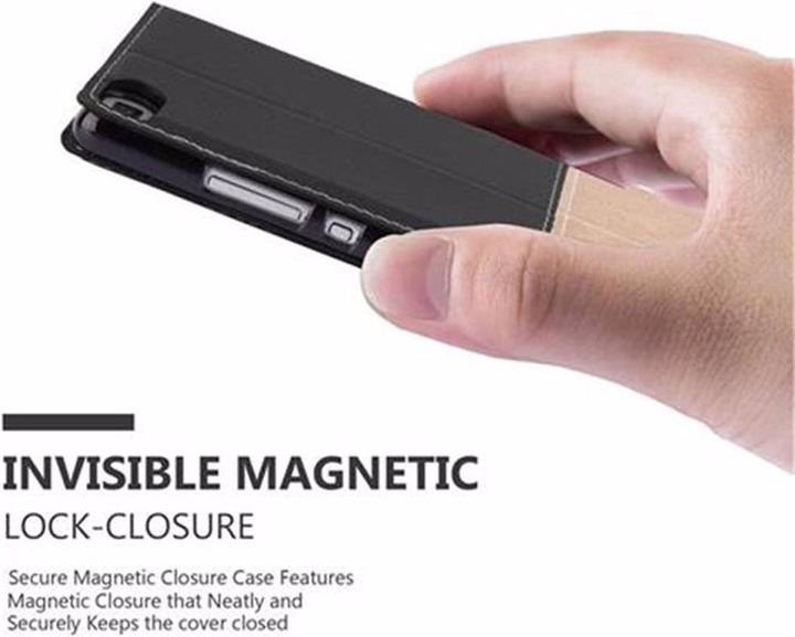 Actual product image Cadorabo Book X Wallet Cover (Huawei P8)
