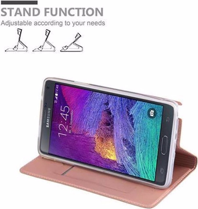 Actual product image Cadorabo Book Classy Style Cover (Samsung Galaxy Note 4)