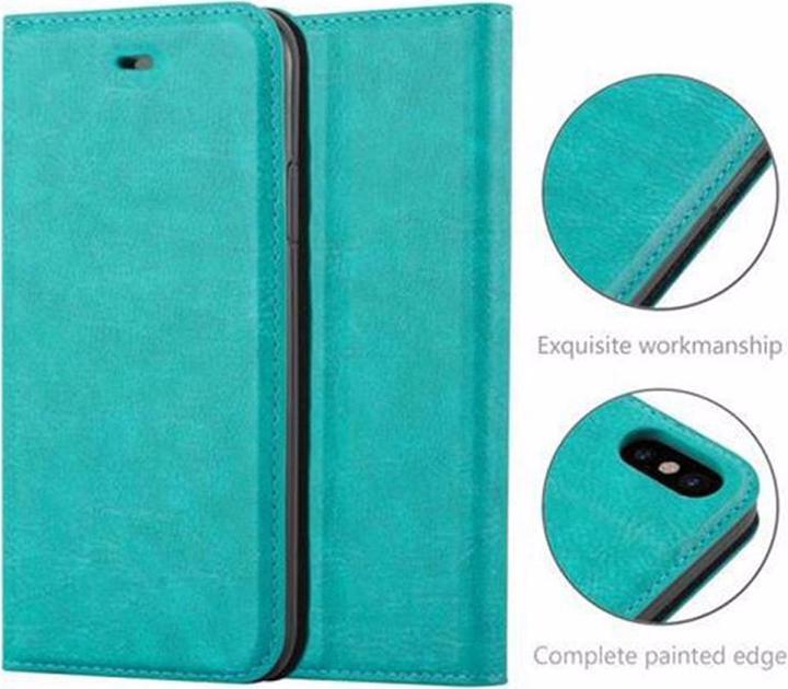 Actual product image Cadorabo Book Invisible Magnet Cover (Apple iPhone X, Apple iPhone XS)