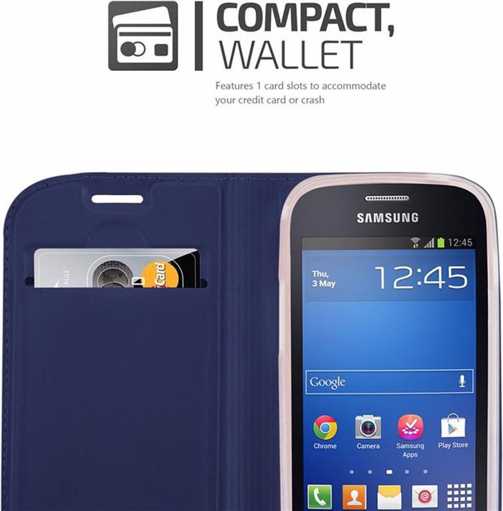 Actual product image Cadorabo Book Classy Style Cover (Samsung Galaxy S3 Mini)