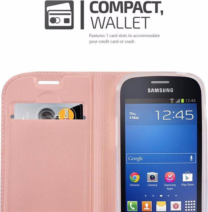 Actual product image Cadorabo Book Classy Style Cover (Samsung Galaxy S3 Mini)