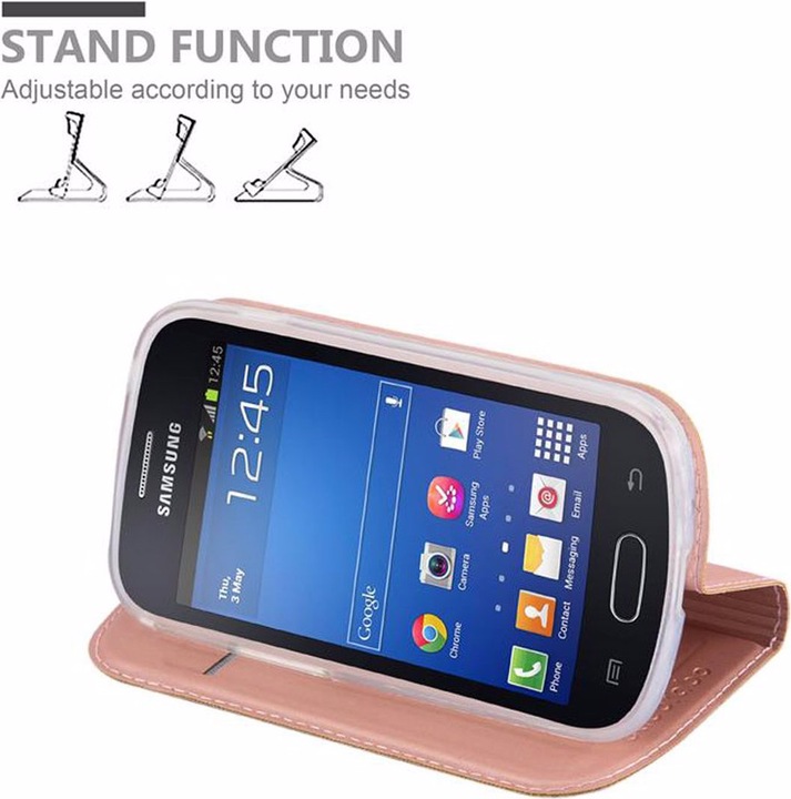Produktbild Cadorabo Book Classy Style Cover (Samsung Galaxy S3 Mini)