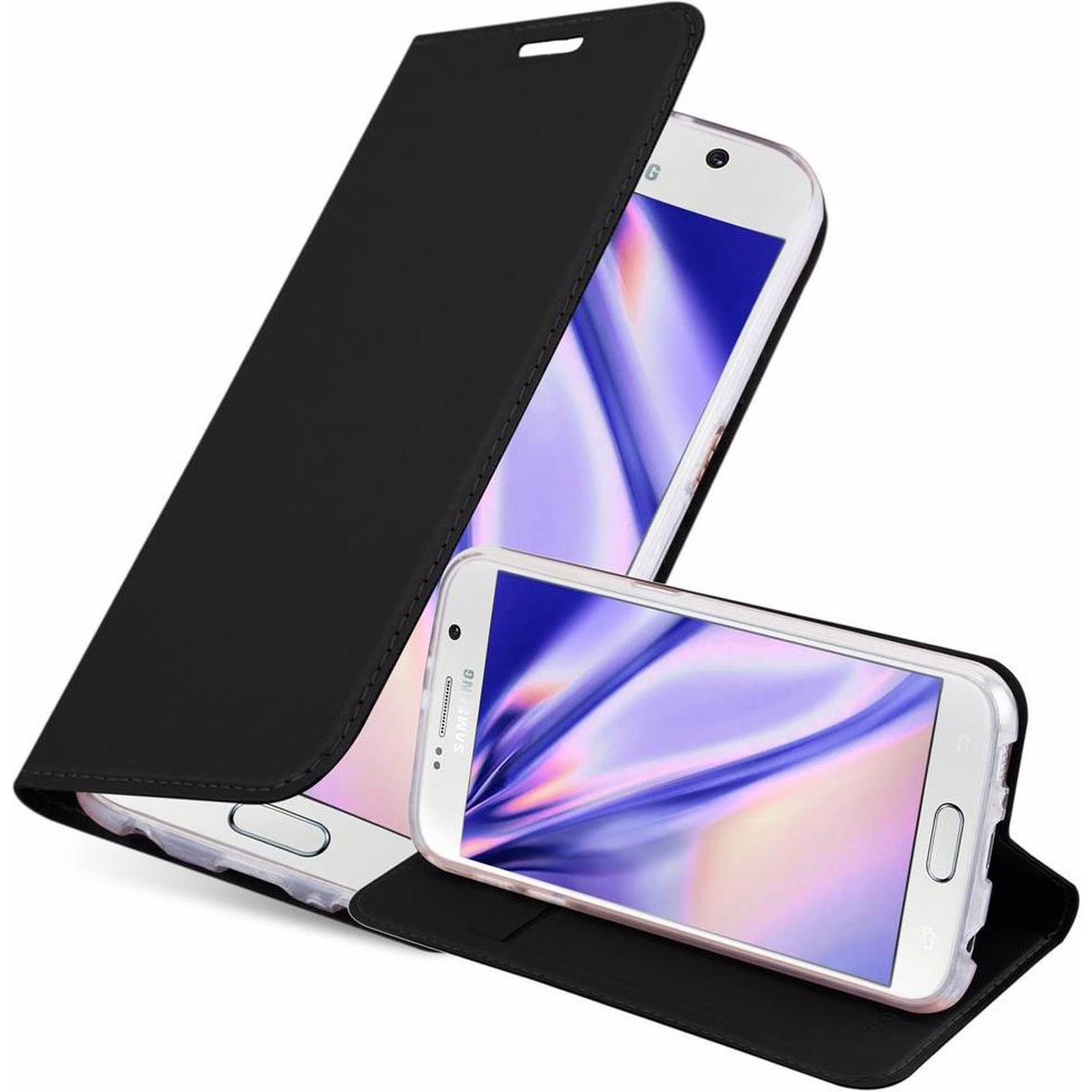 Thumbnail - Cadorabo Book Classy Style Cover (Samsung Galaxy S6), Smartphone Hülle, Schwarz