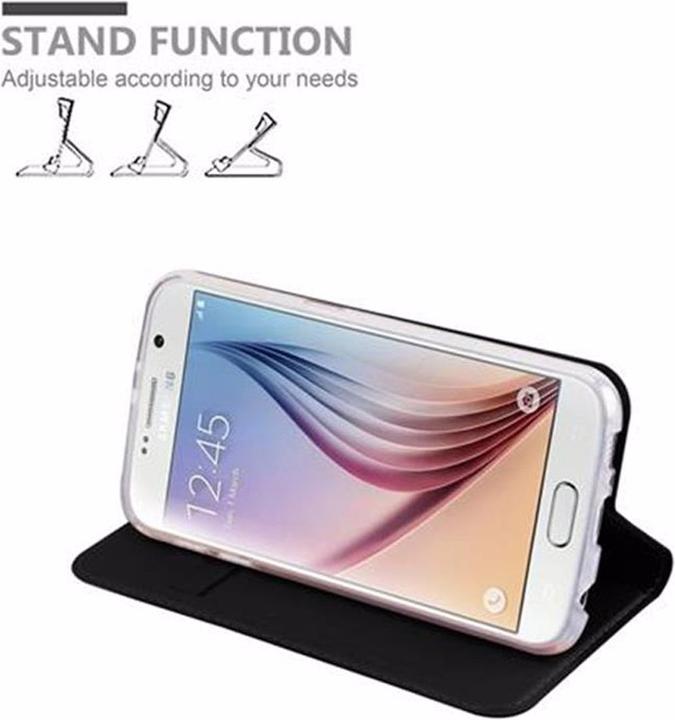 Actual product image Cadorabo Book Classy Style Cover (Samsung Galaxy S6)