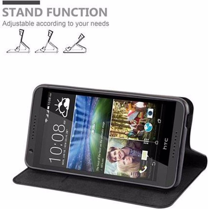 Actual product image Cadorabo Book Invisible Magnet Cover (HTC Desire 820)