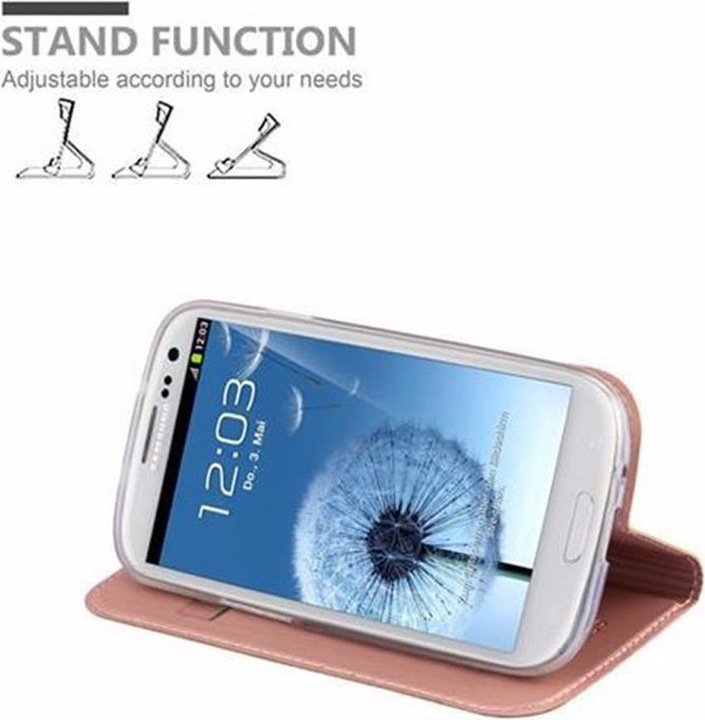 Actual product image Cadorabo Book Classy Style Cover (Samsung Galaxy S3)