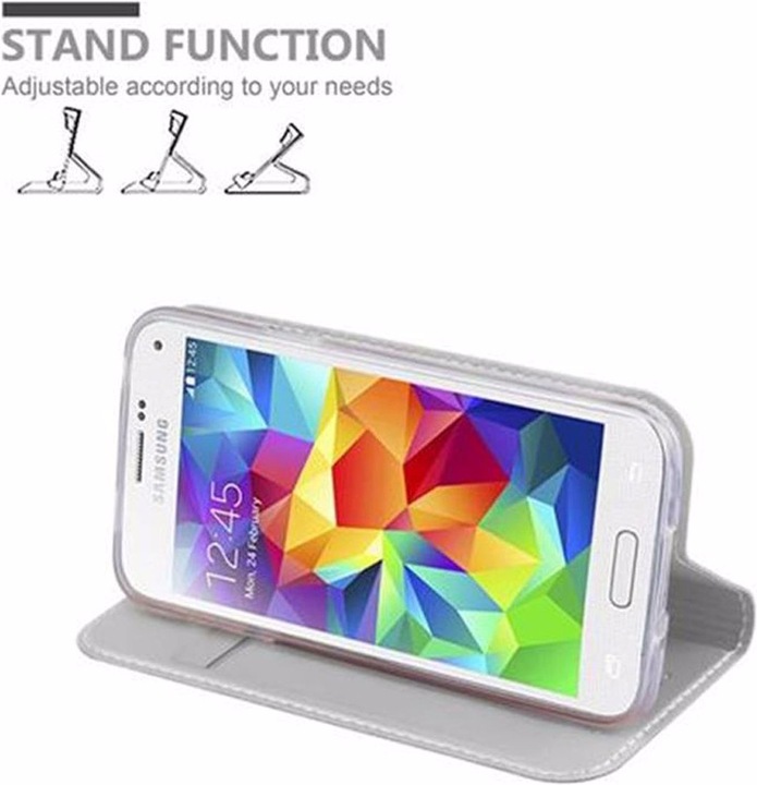 Actual product image Cadorabo Book Classy Style Cover (Samsung Galaxy S5 Mini)