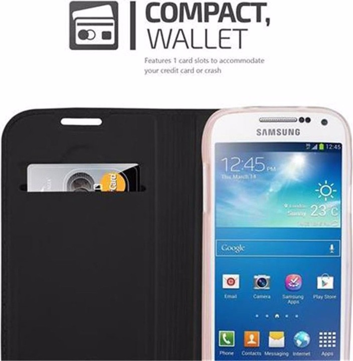 Productafbeelding Cadorabo Boek Classy Style Cover (Samsung Galaxy S4 mini)