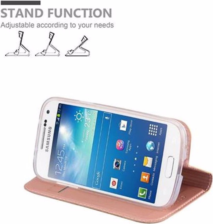 Productafbeelding Cadorabo Boek Classy Style Cover (Samsung Galaxy S4 mini)