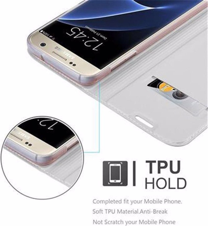 Actual product image Cadorabo Book Classy Style Cover (Samsung Galaxy S7)