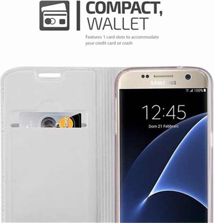 Actual product image Cadorabo Book Classy Style Cover (Samsung Galaxy S7)