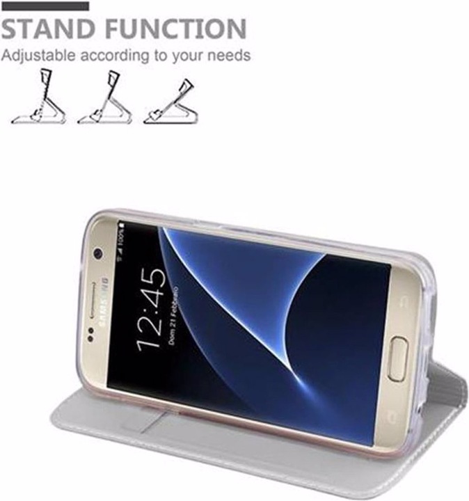 Actual product image Cadorabo Book Classy Style Cover (Samsung Galaxy S7)