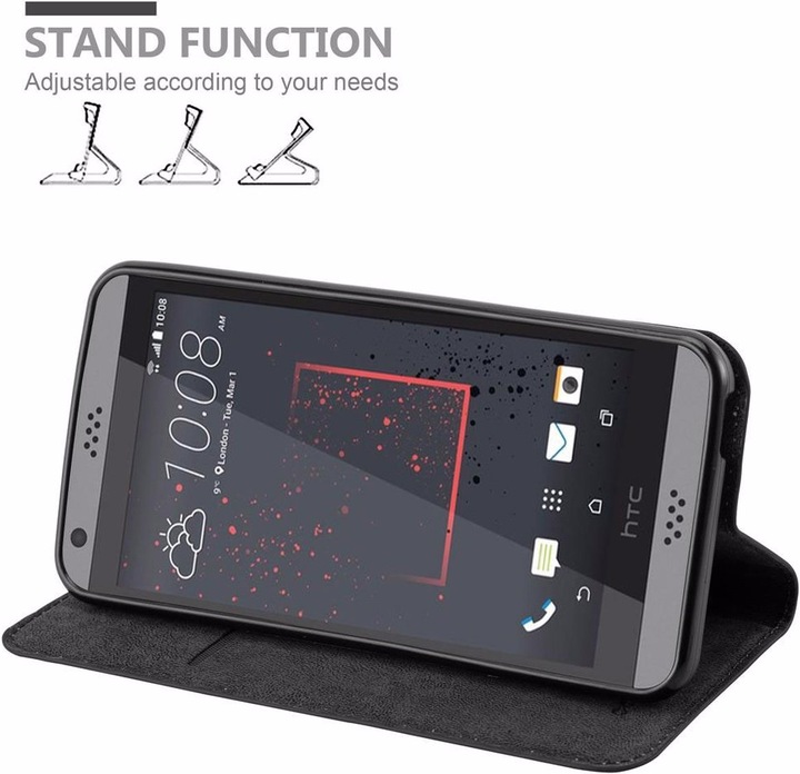 Actual product image Cadorabo Book Invisible Magnet Cover (HTC Desire 630, HTC Desire 530)
