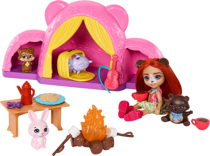 Image du produit Enchantimals Coffret Les Amis Câlins au Camping