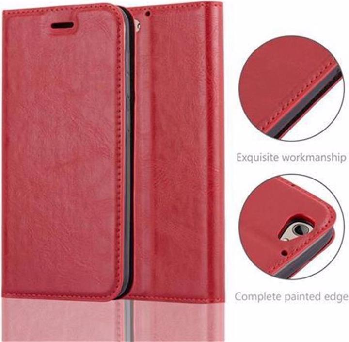 Actual product image Cadorabo Book Invisible Magnet Cover (HTC One A9S)