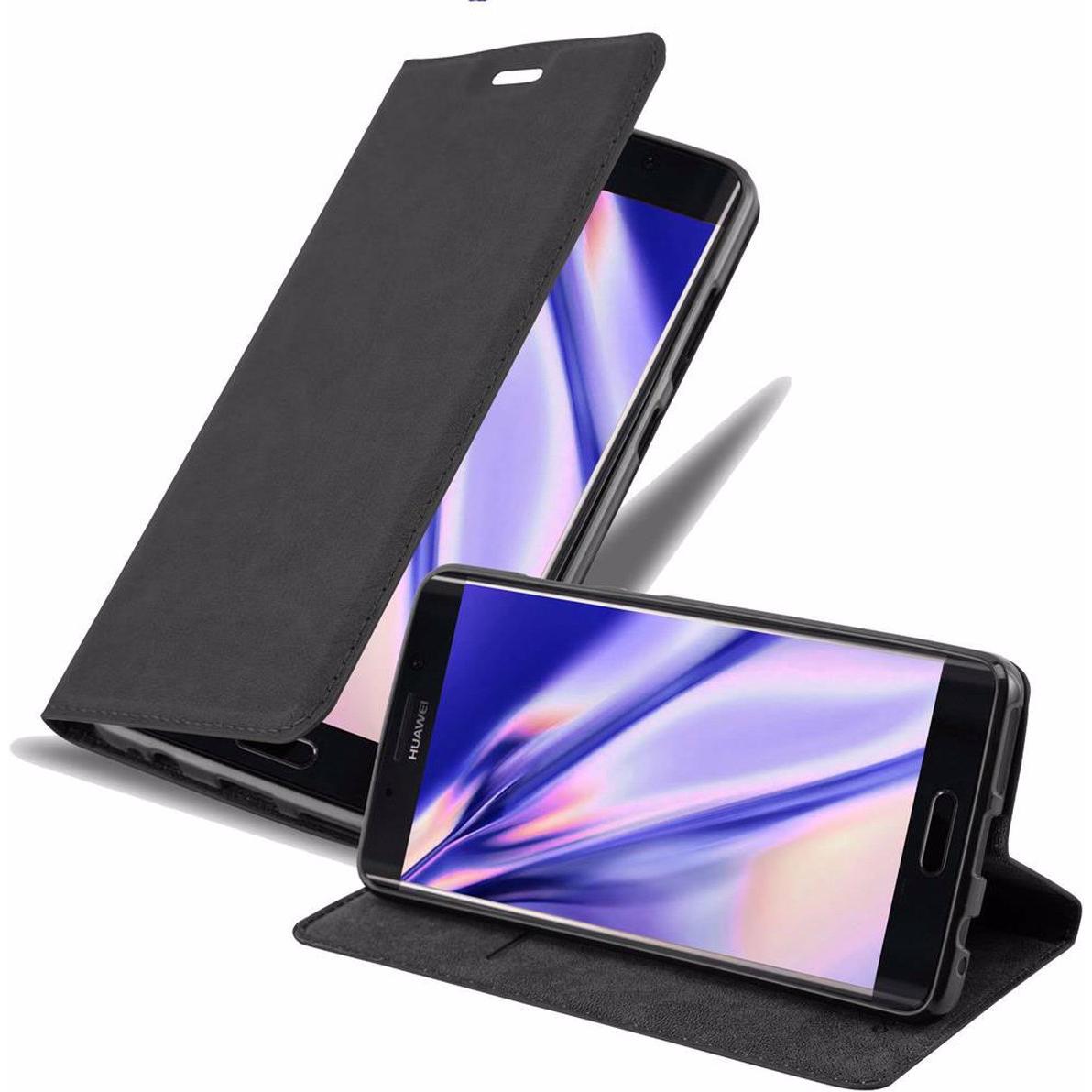 Cadorabo Book Invisible Magnet Cover (Huawei Mate 9 Pro), Smartphone Hülle, Schwarz