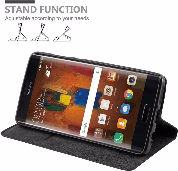 Actual product image Cadorabo Book Invisible Magnet Cover (Mate 9 Pro)