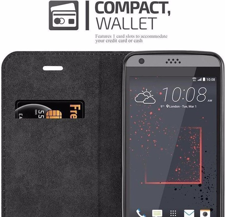 Actual product image Cadorabo Book Invisible Magnet Cover (HTC Desire 530, HTC Desire 630)