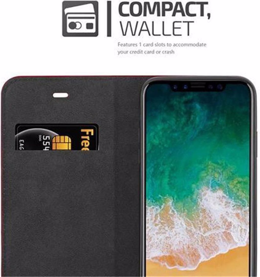 Produktbild Cadorabo Book Invisible Magnet Cover (Apple iPhone X)