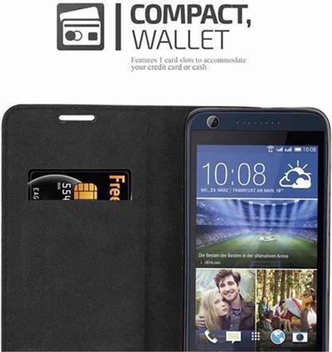 Actual product image Cadorabo Book Invisible Magnet Cover (HTC Desire 626G)