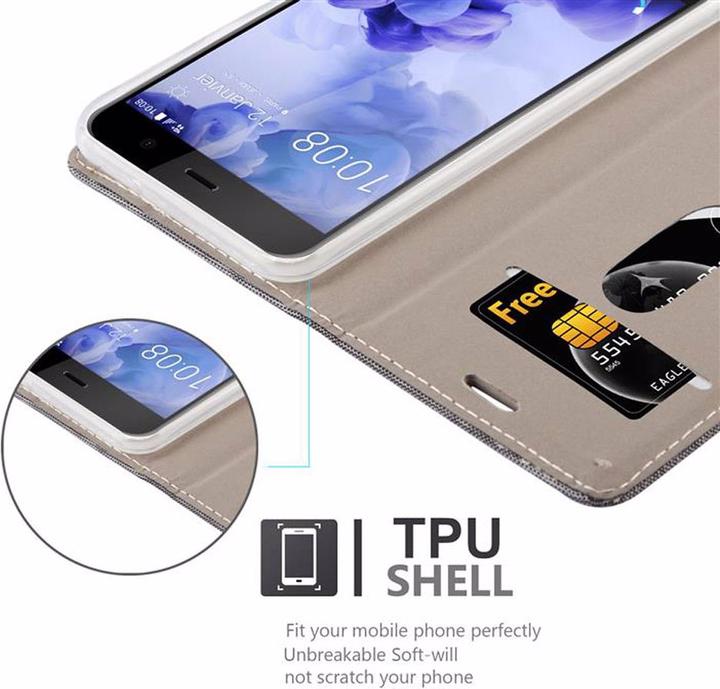 Image du produit Cadorabo Couverture look jeans Book (HTC U Play)