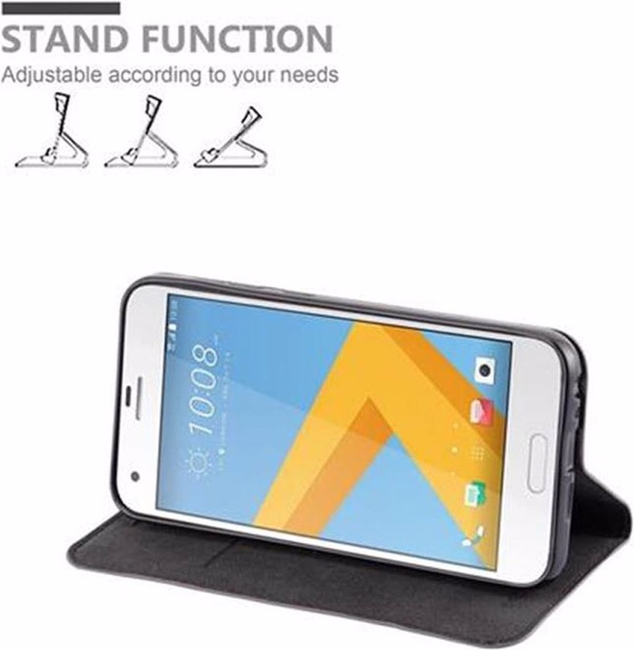 Actual product image Cadorabo Book Invisible Magnet Cover (HTC One A9S)